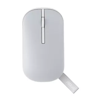 Asus MD100 bezdrôtová myš - 2,4Ghz dongl/bluetooth/ 1600dpi/bielo-šedá