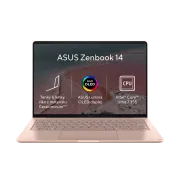 ASUS Zenbook 14 - Ultra 7 355/24GB/512GB SSD/14"/3K/OLED/2y PUR/Win 11 Home/ružová