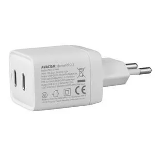 AVACOM HomePRO 2 sieťová nabíjačka s Power Delivery 40W s dvoma USB-C výstupmi AVACOM HomePRO 2 sieťová nabíjačka s Power Delivery 40W s dvoma USB-C výstupmi
