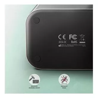 AXAGON ADSA-DC, USB-C 5Gbps - 2x SATA 6G 2.5"/3.5" SSD/HDD CLONE DUAL dokovacia stanica