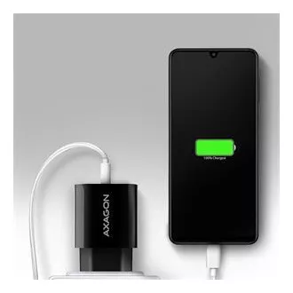 AXAGON ACU-QC18, Nabíjačka do siete 18W, 1x port USB-A, QC3.0/AFC/Apple, čierna