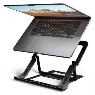 AXAGON STND-LAB hliníkový stojan na notebook 10"-17.3" nastaviteľná výška, čierny AXAGON STND-LAB hliníkový stojan na notebook 10"-17.3" nastaviteľná výška, čierny