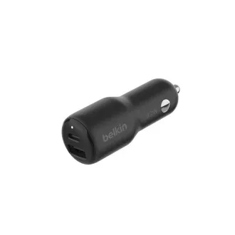 Belkin BOOST CHARGE™ 42W Duálna Power Delivery PPS nabíjačka do auta - 30W USB-C & 12W USB-A, čierna
