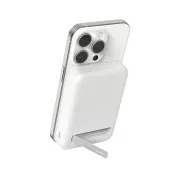Belkin BOOST CHARGE ™ Qi2 Magnetická Bezdrôtová PowerBanka so stojanom, 8000mAh, 15W, biela