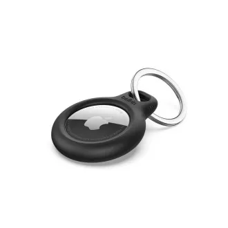Belkin Bezpečné puzdro na AirTag s krúžkom na kľúče - čierne - 4pack