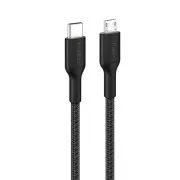 Belkin BOOST CHARGE PRE USB-C/microUSB, 1m, čierny - odolný
