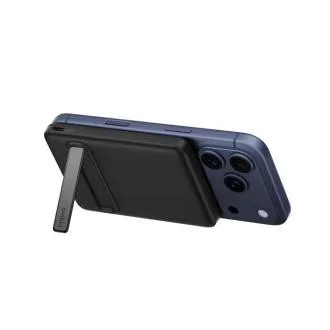 Belkin BOOST CHARGE Qi2 Magnetická Bezdrôtová PowerBanka so stojanom, 5000mAh, slim, čierna Belkin BOOST CHARGE Qi2 Magnetická Bezdrôtová PowerBanka so stojanom, 5000mAh, slim, čierna