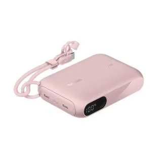 Belkin BOOST CHARGE USB-C Power Delivery PowerBanka s displejom, 10000mAh, 20W, ružová Belkin BOOST CHARGE USB-C Power Delivery PowerBanka s displejom, 10000mAh, 20W, ružová