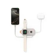Belkin BOOST CHARGE PRE Bezdrôtové nabíjanie pre Apple Watch + USB-C PowerBanka, 10000mAh, piesočná