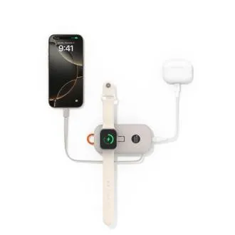 Belkin BOOST CHARGE PRE Bezdrôtové nabíjanie pre Apple Watch + USB-C PowerBanka, 10000mAh, piesočná Belkin BOOST CHARGE PRE Bezdrôtové nabíjanie pre Apple Watch + USB-C PowerBanka, 10000mAh, piesočná