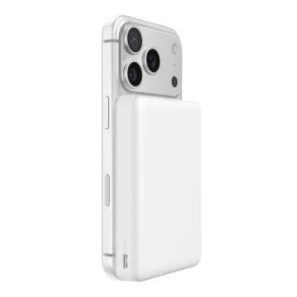 Belkin BOOST CHARGE Qi2 Magnetická Bezdrôtová PowerBanka, 10000mAh, slim, biela Belkin BOOST CHARGE Qi2 Magnetická Bezdrôtová PowerBanka, 10000mAh, slim, biela