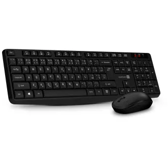 CONNECT IT OfficeBase Wireless Combo bezdrôtová čierna klávesnica + myš, USB, 2,4 Ghz