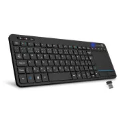 CONNECT IT Touch bezdrôtová klávesnica + touch pad (+2x AAA batérie zadarmo), ČIERNA