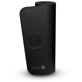 CONNECT IT CHARGE podložka pod klávesnicu a myš s nabíjaním Qi, veľ. L (800 × 300 mm), ČIERNA