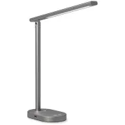 CONNECT IT SHINE stolná LED lampička, USB výstup, ŠEDÁ