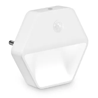 CONNECT IT SPARKLE 2 SENSOR nočné svetlo s pohybovým čidlom, 3 úrovne osvetlenia, BIELA