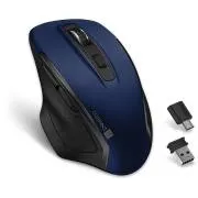 CONNECT IT Dual SmartSwitch bezdrôtová myš, USB-A + C (+1x AA batéria zadarmo), MODRÁ