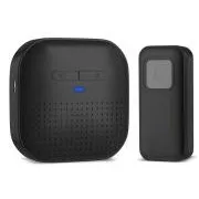 CONNECT IT DOORBELL 2 bezdrôtový zvonček na batérie ČIERNY