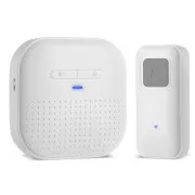 CONNECT IT DOORBELL 2 bezdrôtový zvonček na batérie BIELÝ