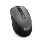 C-TECH myš WLM-19 Dual mode, bezdrôtová, BT5.0 + 2,4 GHz, 1600DPI, 6 tlačidiel, USB nano receiver, čierna