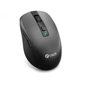 C-TECH myš WLM-19 Dual mode, bezdrôtová, BT5.0 + 2,4 GHz, 1600DPI, 6 tlačidiel, USB nano receiver, čierna C-TECH myš WLM-19 Dual mode, bezdrôtová, BT5.0 + 2,4 GHz, 1600DPI, 6 tlačidiel, USB nano receiver, čierna