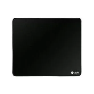 C-TECH podložka pod myš MP-01S-BK, čierna, 240x200x4mm, obšité okraje