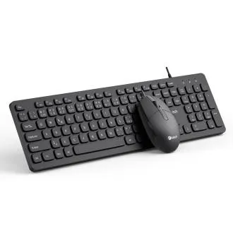 C-TECH KBM-105, drôtový combo set klávesnica s myšou, USB, CZ/SK C-TECH KBM-105, drôtový combo set klávesnica s myšou, USB, CZ/SK