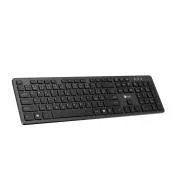 C-TECH klávesnica KB-115 bezdrôtová 2.4Ghz USB, slim, CZ/SK, čierna