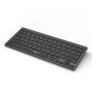 C-TECH klávesnica KB-120S Dual mode, bezdrôtová, BT5.0 + 2,4 GHz, USB nano receiver, CZ/SK