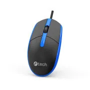 C-TECH myš WM-10, USB, 1200 DPI, čierno - modrá