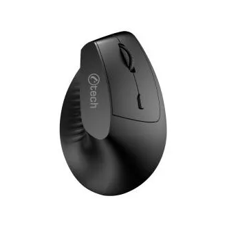 C-TECH myš VEM-15, vertikálna, Dual mode, bezdrôtová, BT5.0 + 2,4GHz, 1600DPI, batéria 400 mAh, čierna C-TECH myš VEM-15, vertikálna, Dual mode, bezdrôtová, BT5.0 + 2,4GHz, 1600DPI, batéria 400 mAh, čierna