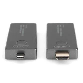 DIGITUS DS-55324 4K Wireless Video Extender Set, 30 m (USB-C - HDMI) DIGITUS DS-55324 4K Wireless Video Extender Set, 30 m (USB-C - HDMI)