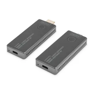 DIGITUS DS-55324 4K Wireless Video Extender Set, 30 m (USB-C - HDMI) DIGITUS DS-55324 4K Wireless Video Extender Set, 30 m (USB-C - HDMI)