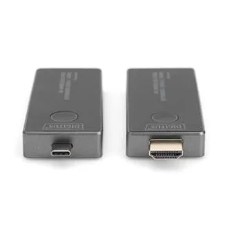 DIGITUS DS-55324 4K Wireless Video Extender Set, 30 m (USB-C - HDMI) DIGITUS DS-55324 4K Wireless Video Extender Set, 30 m (USB-C - HDMI)
