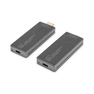 DIGITUS DS-55324 4K Wireless Video Extender Set, 30 m (USB-C - HDMI) DIGITUS DS-55324 4K Wireless Video Extender Set, 30 m (USB-C - HDMI)