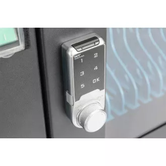 DIGITUS Nabíjací vozík, 14", USB-C, elektronický PIN zámok, 16 nabíjacích základní, ventilátor, 384 x 550 x 375 mm, čierna DIGITUS Nabíjací vozík, 14", USB-C, elektronický PIN zámok, 16 nabíjacích základní, ventilátor, 384 x 550 x 375 mm, čierna