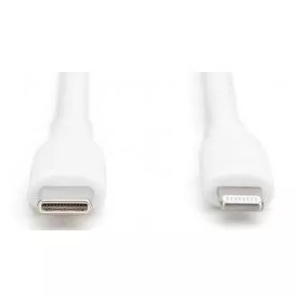Digitus USB-C Silicone káblový kábel, USB-A - USB-C 2m, USB 2.0, 60W, čierna