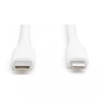 Digitus USB-C Silicone káblový kábel, USB-A - USB-C 2m, USB 2.0, 60W, čierna