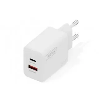 DIGITUS USB Nabíjačka GaN 30W, 1x USB-C, 1x USB-A DIGITUS USB Nabíjačka GaN 30W, 1x USB-C, 1x USB-A