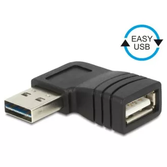 Delock adaptér EASY-USB 2.0-A samec > USB 2.0-A samica pravouhlý ľavý/pravý Delock adaptér EASY-USB 2.0-A samec > USB 2.0-A samica pravouhlý ľavý/pravý