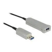 Delock aktívny optický kábel USB 3.0-A samec > USB 3.0-A samica 20 m