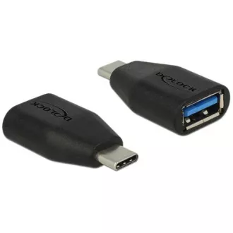 Delock Adaptér SuperSpeed USB 10 Gbps (USB 3.1 Gen 2) USB Type-C™ samec > Typ-A samica