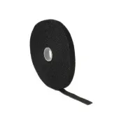 Delock Hook-and-loop fasteners L 10 mx W 13 mm roll black