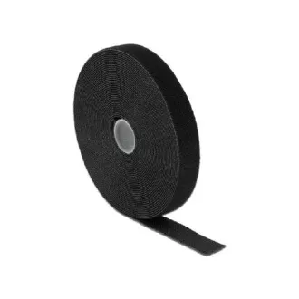 Delock Hook-and-loop fasteners L 10 mx W 20 mm roll black Delock Hook-and-loop fasteners L 10 mx W 20 mm roll black