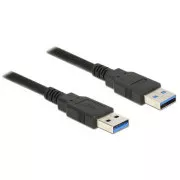 Delock Kábel USB 3.0 Typ-A samec > USB 3.0 Typ-A samec 0,5 m čierny