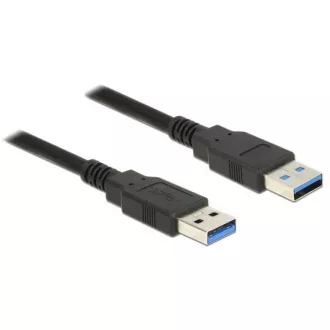 Delock Kábel USB 3.0 Typ-A samec > USB 3.0 Typ-A samec 0,5 m čierny Delock Kábel USB 3.0 Typ-A samec > USB 3.0 Typ-A samec 0,5 m čierny