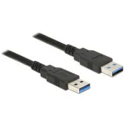 Delock Kábel USB 3.0 Typ-A samec > USB 3.0 Typ-A samec 1,0 m čierny