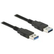 Delock Kábel USB 3.0 Typ-A samec > USB 3.0 Typ-A samec 5,0 m čierny