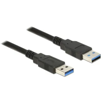 Delock Kábel USB 3.0 Typ-A samec > USB 3.0 Typ-A samec 5,0 m čierny