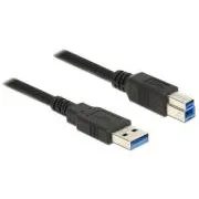 Delock Cable USB 3.0 Type-A male > USB 3.0 Type-B male 5.0 m black